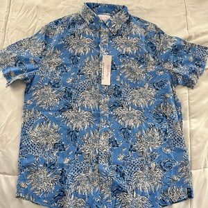 NWT Lilly Pulitzer x Southern Tide men’s large shirt